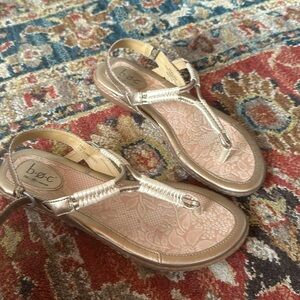 B.o.c. Born gold sandals.  Size 9